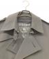 中古・古着 BURBERRY BLACK LABEL (バーバリーブラックレーベル) 裏地チェックライナー付きトレンチコート ブラック サイズ:M：15000円