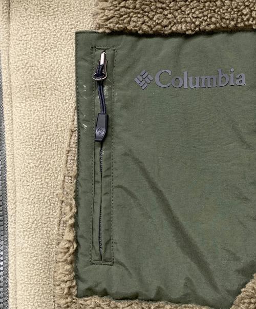 Columbia（コロンビア）Columbia (コロンビア) シカゴアベニューリバーシブルジャケット グリーン×ブラウン サイズ:SIZELの古着・服飾アイテム