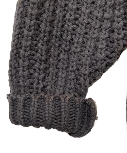 STEVEN ALAN（スティーブンアラン）STEVEN ALAN (スティーブンアラン) AIR LOGG CREW NECK LOOSE KNIT/エア ログ クルー ネック ルーズ ニット ブラック サイズ:Sの古着・服飾アイテム