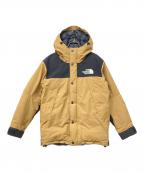 THE NORTH FACEザ ノース フェイス）の古着「Mountain Down Jacket」｜ベージュ×ブラック