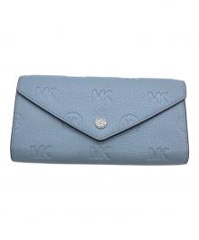 MICHAEL KORS（マイケル・コース）の古着「JET SET TRAVEL コンチネンタル ウォレット」｜ブルー