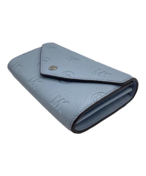 MICHAEL KORS（マイケル・コース）MICHAEL KORS (マイケル・コース) JET SET TRAVEL コンチネンタル ウォレット ブルー 未使用品の古着・服飾アイテム