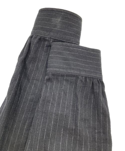 Needles（ニードルズ）Needles (ニードルズ) 23AW WORK SHIRT C/L/W PIN STRIPE TWILL ブラック サイズ:Sの古着・服飾アイテム