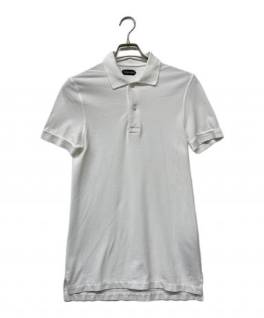 中古・古着通販】TOM FORD (トムフォード) ポロシャツ ホワイト サイズ