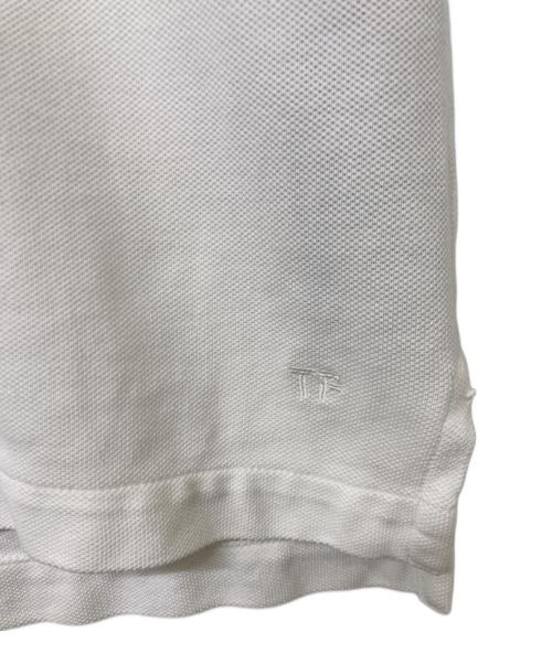 TOM FORD（トムフォード）TOM FORD (トムフォード) ポロシャツ ホワイト サイズ:SIZE 44の古着・服飾アイテム
