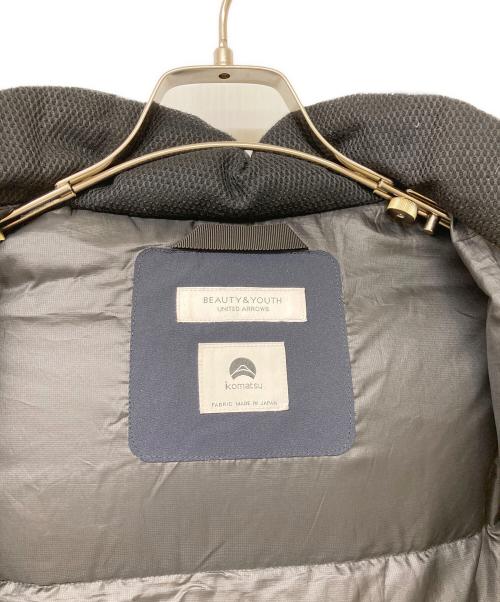 BEAUTY&YOUTH（ビューティーアンドユース）BEAUTY&YOUTH (ビューティーアンドユース) 小松マテーレ” フォルム アライドダウンジャケット ネイビー サイズ:Mの古着・服飾アイテム