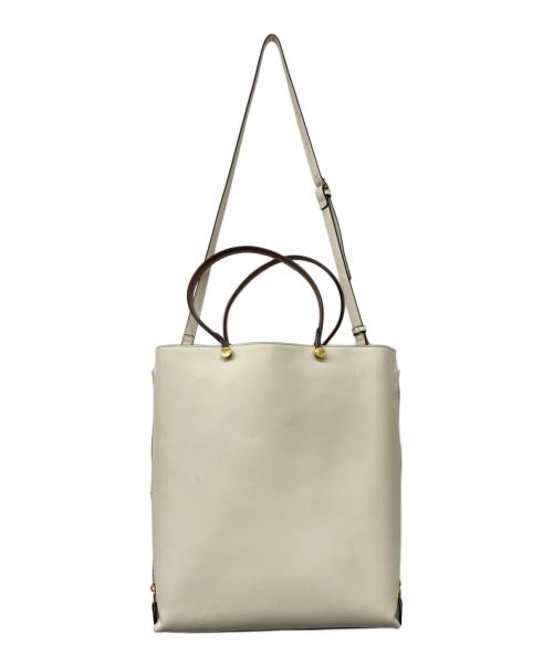 EPOR（エポール）EPOR (エポール) Y bag Large(ワイ バッグ ラージ) ベージュの古着・服飾アイテム