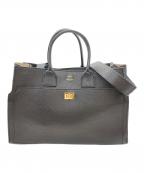 Manuel MILANO×IENAマニュエルミラノ×イエナ）の古着「23AW 別注ゴールドモチーフバッグ」｜ブラック