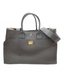 Manuel MILANO×IENA（マニュエルミラノ×イエナ）の古着「23AW 別注ゴールドモチーフバッグ」｜ブラック