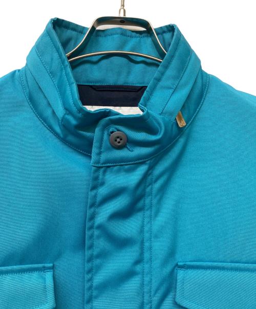 UNITED ARROWS & SONS（ユナイテッドアローズ アンド サンズ）UNITED ARROWS & SONS (ユナイテッドアローズ アンド サンズ) スタンドカラージャケット ブルー サイズ:Mの古着・服飾アイテム