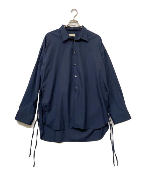 Toironier（トワロニエ）Toironier (トワロニエ) ブロードルーズシャツ ネイビー サイズ:ＦＲＥＥの古着・服飾アイテム