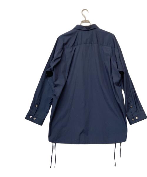 Toironier（トワロニエ）Toironier (トワロニエ) ブロードルーズシャツ ネイビー サイズ:ＦＲＥＥの古着・服飾アイテム