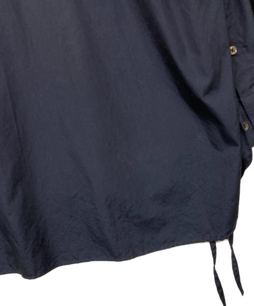 Toironier（トワロニエ）Toironier (トワロニエ) ブロードルーズシャツ ネイビー サイズ:ＦＲＥＥの古着・服飾アイテム
