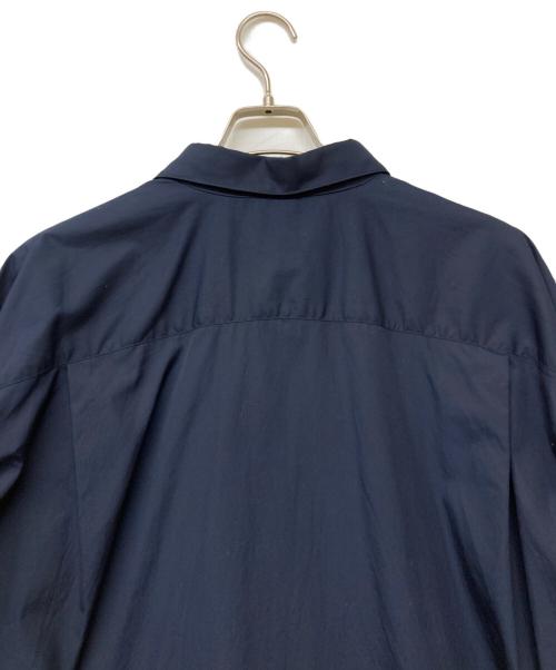 Toironier（トワロニエ）Toironier (トワロニエ) ブロードルーズシャツ ネイビー サイズ:ＦＲＥＥの古着・服飾アイテム