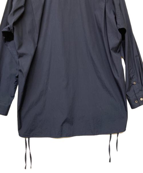 Toironier（トワロニエ）Toironier (トワロニエ) ブロードルーズシャツ ネイビー サイズ:ＦＲＥＥの古着・服飾アイテム