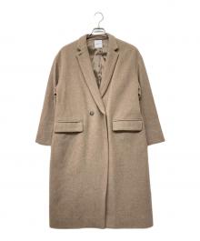 kurashi&trips publishing（クラシアンドトリップス パブリッシング）の古着「3WAYアレンジ襟のかろやかチェスターコート」｜ブラウン
