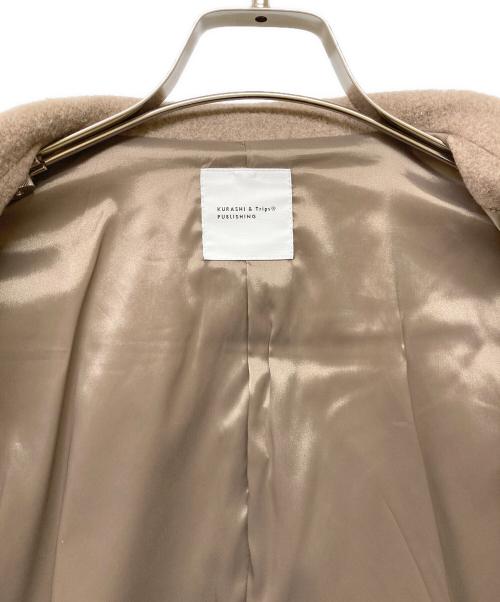 kurashi&trips publishing（クラシアンドトリップス パブリッシング）kurashi&trips publishing (クラシアンドトリップス パブリッシング) 3WAYアレンジ襟のかろやかチェスターコート ブラウン サイズ:不明の古着・服飾アイテム