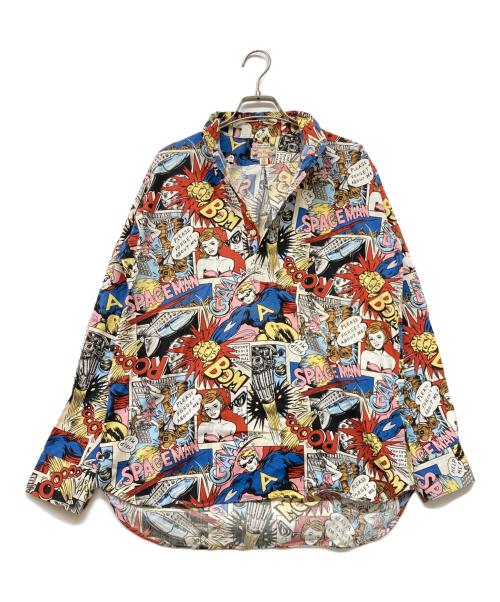 Dry Bones（ドライボーンズ）Dry Bones (ドライボーンズ) アメコミシャツ マルチカラー サイズ:Ｍの古着・服飾アイテム