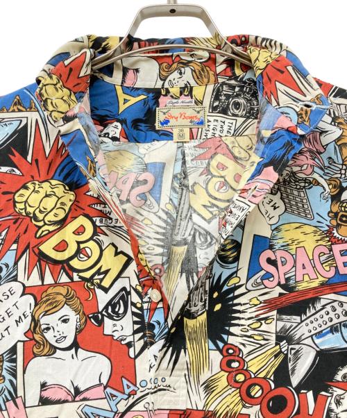 Dry Bones（ドライボーンズ）Dry Bones (ドライボーンズ) アメコミシャツ マルチカラー サイズ:Ｍの古着・服飾アイテム