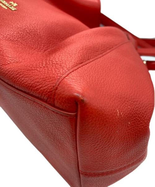 COACH（コーチ）COACH (コーチ) EDIE SHOULDER BAG レッドの古着・服飾アイテム