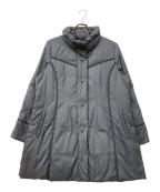 Leilianレリアン）の古着「ダウンコート」｜チャコールグレー