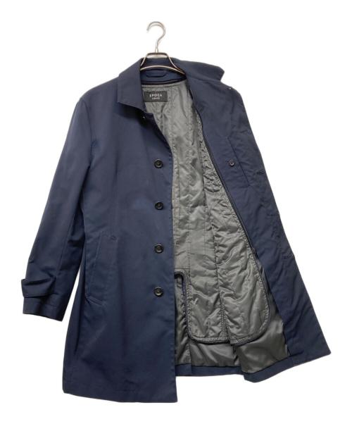 EPOCA UOMO（エポカ ウォモ）EPOCA UOMO (エポカ ウォモ) ライナー付ステンカラーコート ネイビー サイズ:size48の古着・服飾アイテム