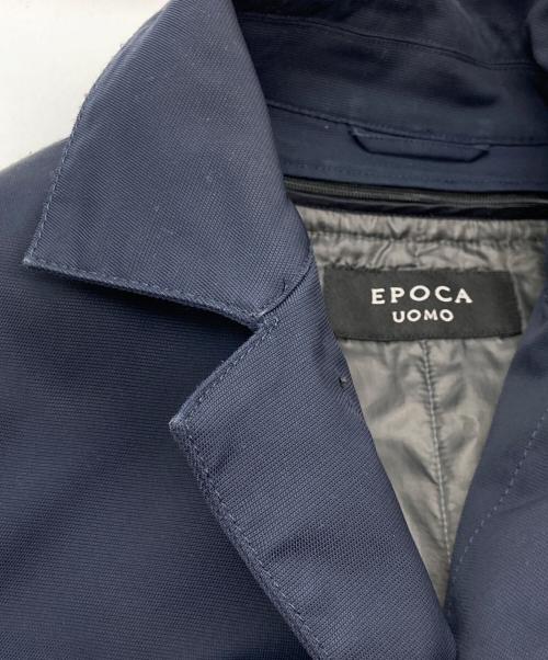 EPOCA UOMO（エポカ ウォモ）EPOCA UOMO (エポカ ウォモ) ライナー付ステンカラーコート ネイビー サイズ:size48の古着・服飾アイテム