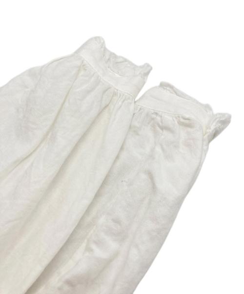 journal standard luxe（ジャーナルスタンダード ラックス）journal standard luxe (ジャーナルスタンダード ラックス) 24SS CLシャンブレー フリルブラウス ホワイト サイズ:不明の古着・服飾アイテム
