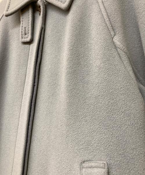 FRAY ID（フレイ アイディー）FRAY ID (フレイ アイディー) バルマカンロングコート ブルー サイズ:Sの古着・服飾アイテム