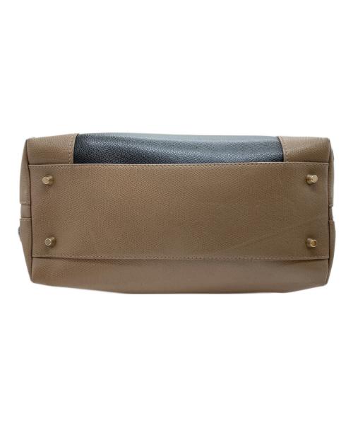 FURLA（フルラ）FURLA (フルラ) パイパーショルダーバッグ ブラウン×イエローの古着・服飾アイテム