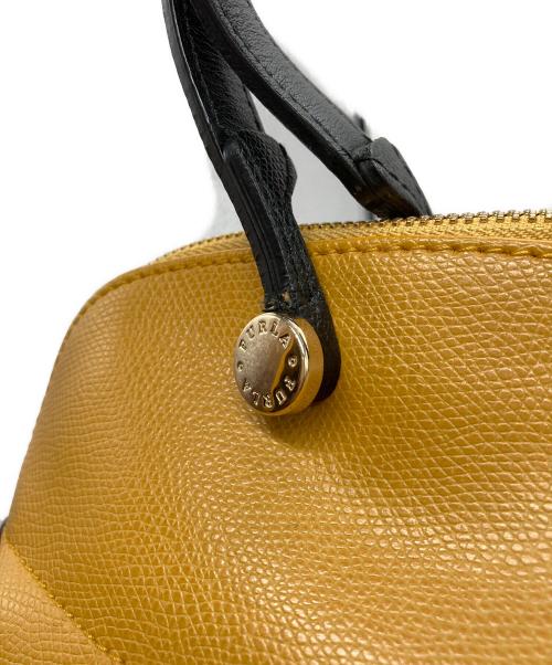 FURLA（フルラ）FURLA (フルラ) パイパーショルダーバッグ ブラウン×イエローの古着・服飾アイテム