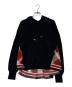 BLUE LABEL CRESTBRIDGE（ブルーレーベルクレストブリッジ）の古着「レイヤードニットパーカー」｜ブラック