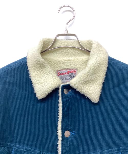 LEE（リー）LEE (リー) ストームライダーボアジャケット ネイビー×アイボリー サイズ:XLの古着・服飾アイテム