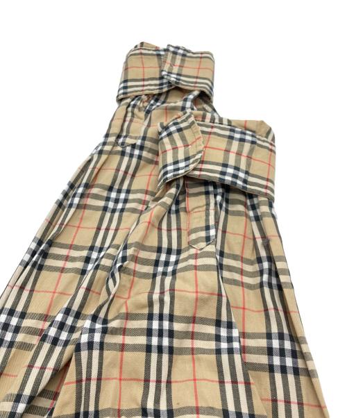 Burberry's（バーバリー）Burberry's (バーバリー) ボタンダウンノバチェックシャツ ベージュ サイズ:Ｍの古着・服飾アイテム