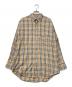 Burberry's（バーバリー）の古着「ボタンダウンノバチェックシャツ」｜ベージュ