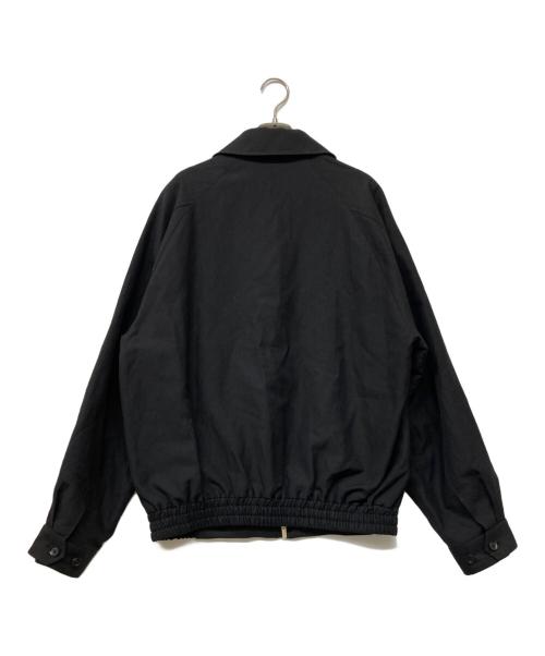 stein（シュタイン）stein (シュタイン) 24SS Wool Linen Harrington Zip Jacket ブラック サイズ:S 未使用品の古着・服飾アイテム