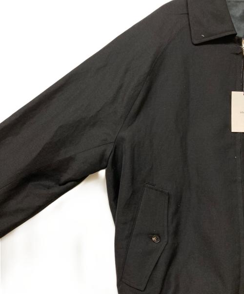 stein（シュタイン）stein (シュタイン) 24SS Wool Linen Harrington Zip Jacket ブラック サイズ:S 未使用品の古着・服飾アイテム