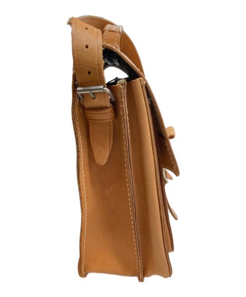 Ruitertassen（ルイタータッセン）RuiterTassen (ルイタータッセン) レザーフラップショルダーバッグ ブラウンの古着・服飾アイテム