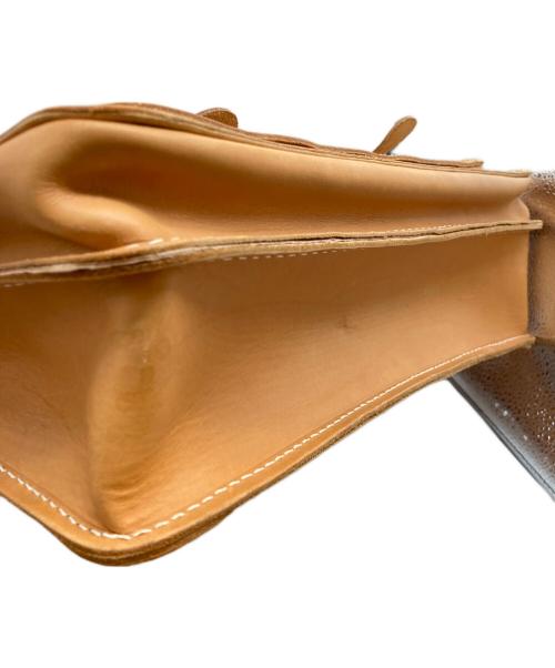 Ruitertassen（ルイタータッセン）RuiterTassen (ルイタータッセン) レザーフラップショルダーバッグ ブラウンの古着・服飾アイテム