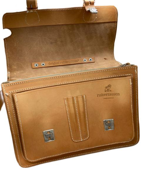 Ruitertassen（ルイタータッセン）RuiterTassen (ルイタータッセン) レザーフラップショルダーバッグ ブラウンの古着・服飾アイテム