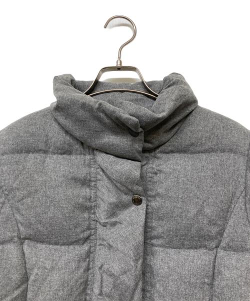 Viaggio Blu（ビアッジョブルー）Viaggio Blu (ビアッジョブルー) ダウンフェザーコート グレー サイズ:ｓｉｚｅ2の古着・服飾アイテム