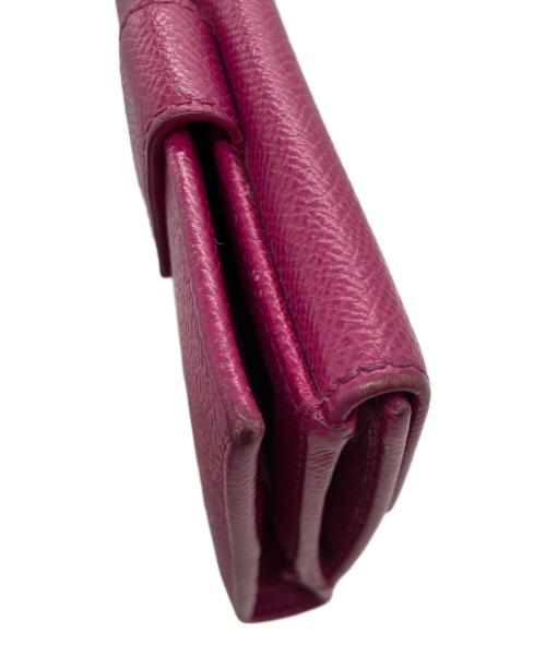 Salvatore Ferragamo（サルヴァトーレ フェラガモ）Salvatore Ferragamo (サルヴァトーレ フェラガモ) ガンチーニ レザー折り畳み財布 ピンクの古着・服飾アイテム