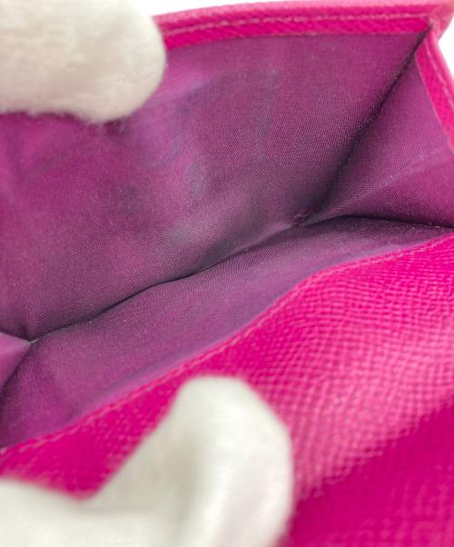 Salvatore Ferragamo（サルヴァトーレ フェラガモ）Salvatore Ferragamo (サルヴァトーレ フェラガモ) ガンチーニ レザー折り畳み財布 ピンクの古着・服飾アイテム