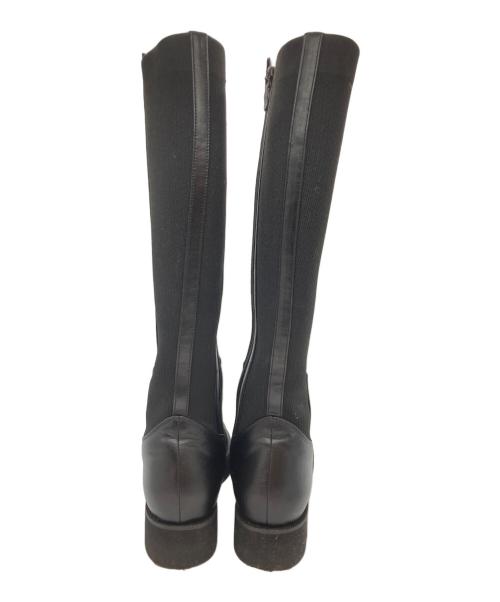 DIANA（ダイアナ）DIANA (ダイアナ) ロングブーツ ブラック サイズ:21.5の古着・服飾アイテム