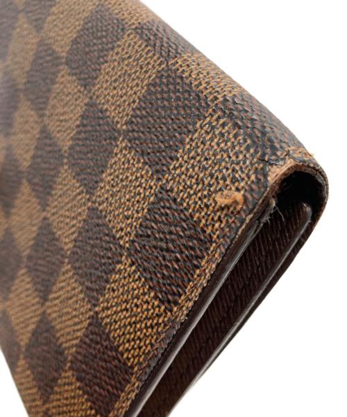 LOUIS VUITTON（ルイ ヴィトン）LOUIS VUITTON (ルイ ヴィトン) ダミエ ポルトフォイユ・サラ ブラウンの古着・服飾アイテム