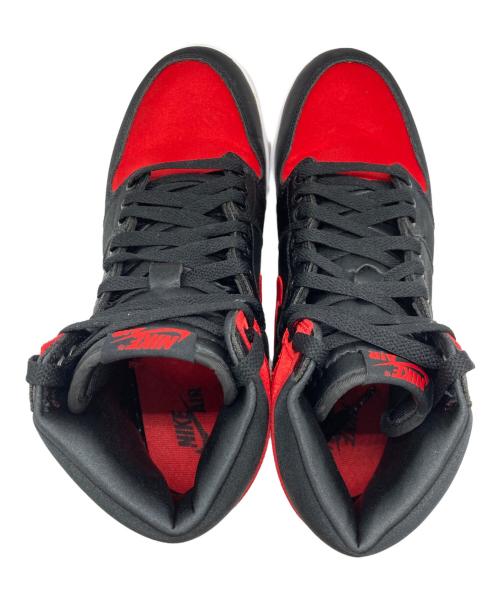 NIKE（ナイキ）NIKE (ナイキ) WMNS AIR JORDAN 1 RETRO HIGH OG レッド×ブラック サイズ:26.5の古着・服飾アイテム