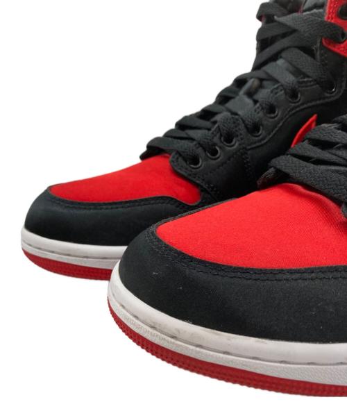 NIKE（ナイキ）NIKE (ナイキ) WMNS AIR JORDAN 1 RETRO HIGH OG レッド×ブラック サイズ:26.5の古着・服飾アイテム
