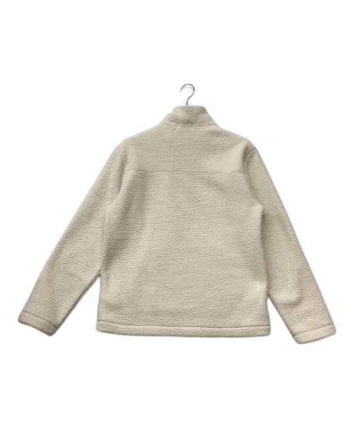 POLO RALPH LAUREN（ポロ・ラルフローレン）POLO RALPH LAUREN (ポロ・ラルフローレン) QRタグ ポニー刺繍ハーフスナップボアジャケット アイボリー サイズ:Mの古着・服飾アイテム