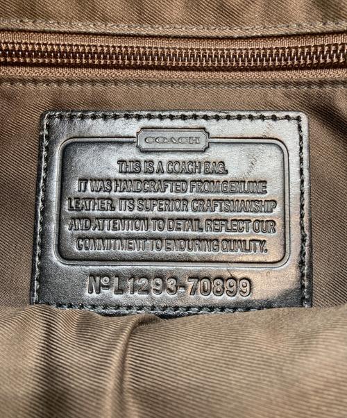 COACH（コーチ）COACH (コーチ) トンプソンレザーボディバッグ ブラウン×ブラックの古着・服飾アイテム