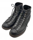 LONE WOLFローンウルフ）の古着「カーペンターブーツ」｜ブラック